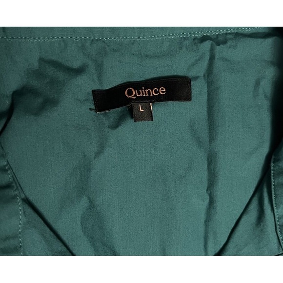 Quince 100% Organic Cotton Poplin Midi Tunic Dress, Women's Size Large - Picture 9 of 12